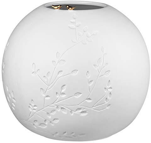 Unbekannt - ZUHAUSE Porzellangeschichten Vase Vogel Höhe 22 5cm 25cm x weiß small