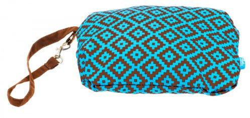 Electra Navajo Korbtasche braun / blau