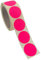 Markierungspunkte Pink/Leuchtend - 500 Stück auf Rolle, 40 mm Durchmesser - Selbstklebende Haftetiketten für Kennzeichnung, Preisauszeichnung, Lagerorganisation und mehr - Leicht beschreibbar