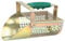 Paletta SETACCIO Sabbia Garrett Sand Scoop in Metallo Traforata Forata per RICERCHE in Spiaggia Mare Fiume Lago BATTIGIA Shovel per Metal Detector