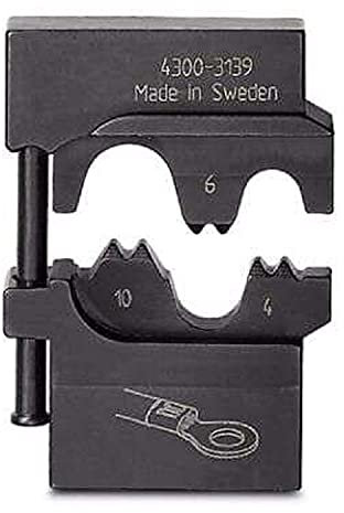 PHOENIX CONTACT CRIMPFOX-M RC 10/DIE Ersatzgesenk für Crimpfox-M Presszange, 4 mm²-10mm² Nicht Isolierte Kabelschuhe, Schwarz