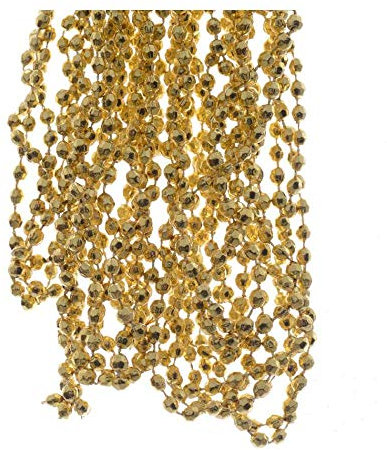 Christbaumschmuck/Weihnachtsdeko Mini Diamantenkette Gold 2,7m