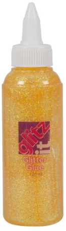 Glitz It 120 ml Glitter Glue, Lemon Sorbet