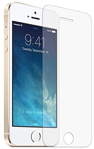 Écran pour Apple iPhone 5 / 5S Verre trempé Tempered Glass Crystal Clear LCD Protecteur & Chiffon