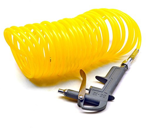 25 pi (7,6 m) Staub Luft Bolzenschußgerät air flexiblen chenille mit spule Air Kompressor flexible TE402