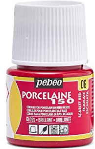Pebeo Paint, Scarlet Red, 45 ml (Pack of 1)