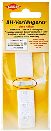 Kleiber Bra Extender up to 5cm-White-20mm-single Hook