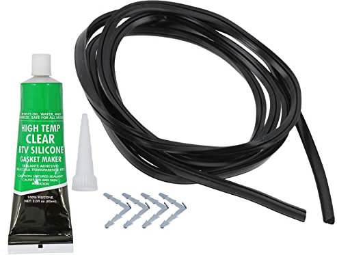 Spares2go Joint d'étanchéité universel pour porte de four et cuisinière 2,4 m