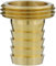 Gardena Raccord de tuyau en laiton 1 pièce: Raccordement à vis en laiton de haute qualité, 33,3 mm (G 1 Pouce) - Fil, pour 19 mm (3/4 Pouce) - Tuyaux (7148-20)