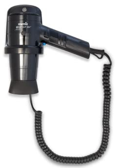 Starmix Hand Haartrockner HFTW 16 (1600 Watt, Föhn für Gästebäder / Hotels, 3 Leistungsstufen, 2 Geschwindigkeitsstufen, mit Spiralkabel 0,5-2 m, elektrischer Festanschluss)