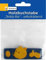 Heku Türschild Holzbuchstabe Teddy-Bär Türdekoration 80mm, Buchstabe:N
