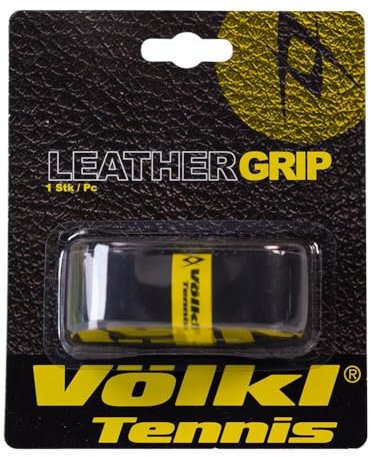 Volkl Ledergriff | Hochleistungs-Tennisgriff | Ersatzgriff (schwarz)