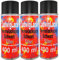 LudwigLacke 3 Thermolack Spray 400ml Schwarz Auspuff Motor Autolack
