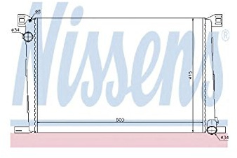 Nissens Radiator - 69706