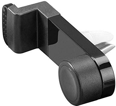 goobay 47139 Lueftungsgitter Handy-Kfz-Halterung 360° drehbar 51-90mm, Schwarz