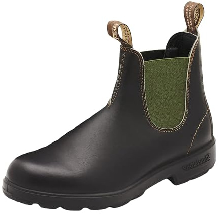 Blundstone Men's Original 500 Series Chelsea Boot, Stout Brown/Olive, 9.5 UK