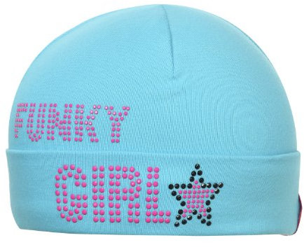 d-generation Mädchen Trikot-Topfmütze Mütze, Türkis (Bachelor Button 3280), One Size (Herstellergröße: 55)
