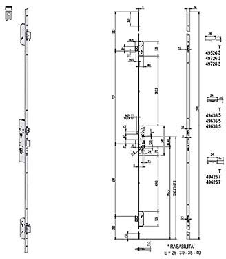 Cce 1.49526.35.0 – C. Metalica multitop Pro F.P.N. e = 35 di = 85 senza cilindro