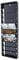 Support mural pour cartes - Noir - Jusqu'à 10 cartes au format 86 x 54 mm - Carte de tampon - Carte de pointage - Enregistrement du temps - Carte à puce - Carte utilisateur