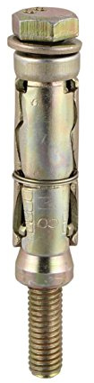 TIMCO Loose Shield Anchor - M8 x 40 - Gold - Box of 25
