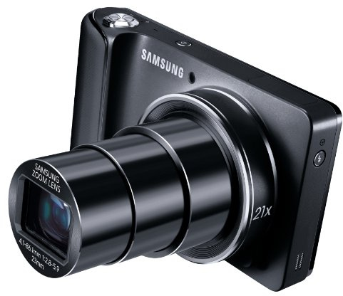 Samsung Galaxy Camera GC100 16.3MP ZOOM 21X 8GB MP3/4 USB BLUETOOTH WIFI, Nero