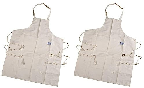 Draper 72930 Cotton Apron, Beige, medium