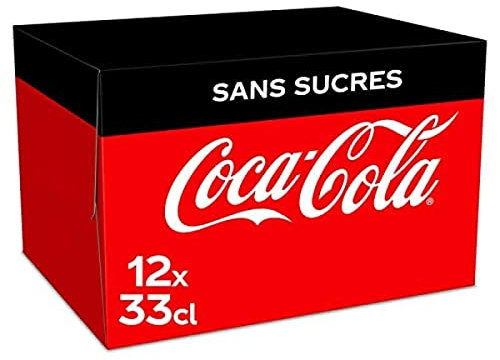 Coca-Cola Sans Sucres Boîte 33CL x 12