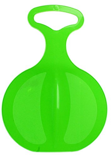 GYD Kunststoff Schlitten Schnee Rutscher Poporutscher 33 x 46 cm (Grün)
