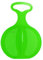 GYD Kunststoff Schlitten Schnee Rutscher Poporutscher 33 x 46 cm (Grün)