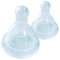 dBb Remond Varitétine antiaérophagique 2ème âge, 4 mois+, Silicone, 3 Débits : lent, moyen, fort, Tétine pour lait épais, bouillie & potage, Fabriquée en France, Lot de 2 tétines