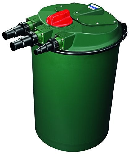Fish Mate 45000 Pressurized UV & Bio Garden Pond Filter - Powerclenz Automatic Cleaning System for Large Ponds