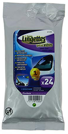 Carlinea 011253 Sachet Lingettes pour Vitres Set de 24