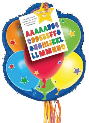 (BOX20) Pull Pinata - Balloons Personalise It!