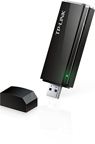 TP-Link Archer T4U Clé WiFi AC 1300Mbps, adaptateur USB wifi, dongle wifi, bouton WPS, USB 3.0, Antenne à gain élevé, MU-MIMO, Garantie à 3 ans, compatible avec Win 10/8.1/8/7, Mac OS X 10.9-10.13