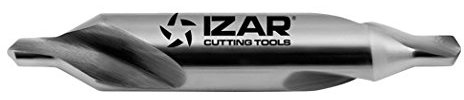 Izar 40028 Broca Centrar Doble, HSS, Blanca, 1310, DIN 333 A, 3.15 mm Diámetro Corte, 8.00 mm Mango