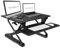 YO-YO DESK 70 Standing Desk Converter - Transform Any Desk Into a Sit-Stand Workstation - Height Adjustable Riser for Single or Dual Monitor - Ergonomic Tabletop with Keyboard Tray, 68cm Wide (Black)