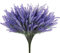 Butterfly Craze Künstlicher Lavendel 8-teiliges Bundle - Lebensechte künstliche Seidenpflanzen zum Basteln oder für die Heimdekoration - künstlichen/getrockneten Blumen wie lila Rosen Hochzeitssträuße