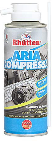 Rhutten, Tornado, Gas Effetto Aria Compressa, Linea Facile, 200ml spray