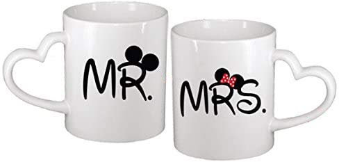 Coppia Tazze Love You And Me Mr And Mrs