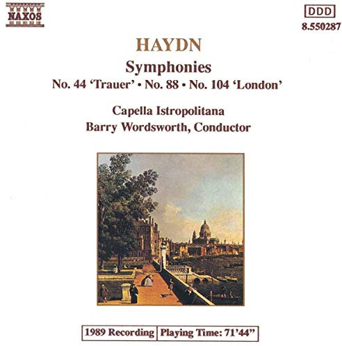 Haydn Symphonies No.44 'Trauer'-No 88-No 104 'London'