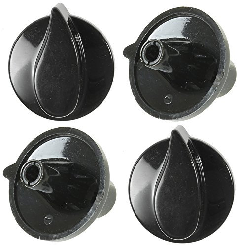 Belling Genuine Solitaire Country Chef Oven Cooker Hob Black Control Switch Knobs (Pack of 4)