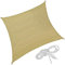 Toldo Vela Sombra Jardin Cuadrada 5.0x5.0 metros Beige