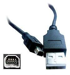 Olympus USB Cable Lead CB-USB1 CBUSB1 for Camedia 2112-DP,C-1, C-1 Zoom, C-2, C-200 Zoom, C-211 Zoom, C-700 UltraZoom,Brio D-100,Brio D-150 Zoom, Brio D-230, D-270, D-370, D-510, DS-2000, DS-300