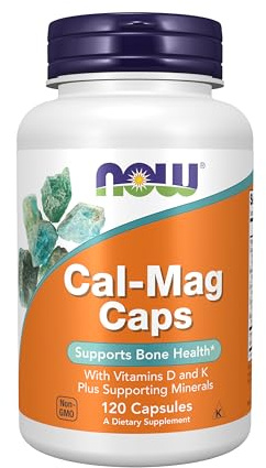 NOW Supplements, Cal-Mag with Zinc, Copper, Manganese and Vitamin D, 120 Capsules
