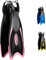 Cressi Palau Fins - Verstellbare Flossen zum Tauchen, Freitauchen und Schnorcheln, Verfügbar für Erwachsene und Kinder, Schwarz/Rosa, 32/35