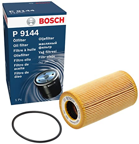 Bosch P9144 Car Oil Filter - Replacement Filter | Separates Soot and Metal Particles from Engine Oil - Provides Reliable Engine Lubrication