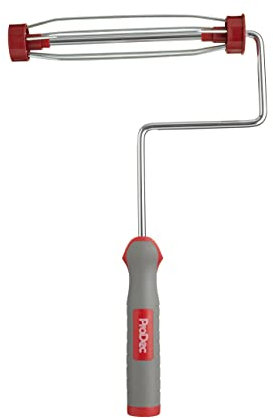ProDec Monture professionnelle 225 mm x 38 mm haut rendement avec poignée souple et fixation vissée pour les manches télescopiques