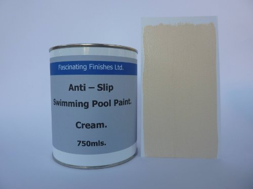 1 x 750mls Cream Anti Slip Swimming Pool Paint