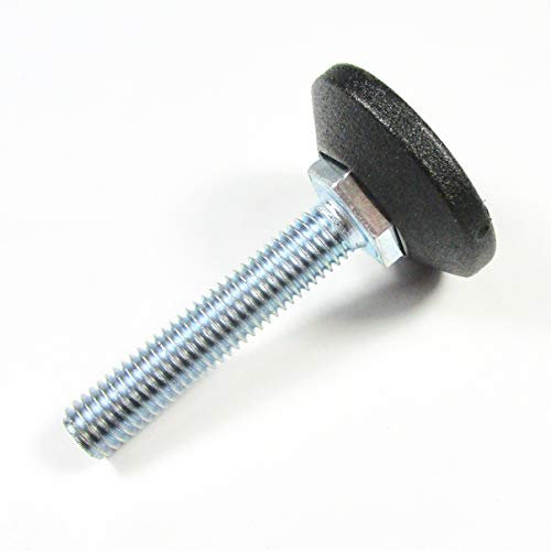 ajile - 1 pièce - Pied vérin réglable ajustable M8 x 30 mm tige filetée acier zingué