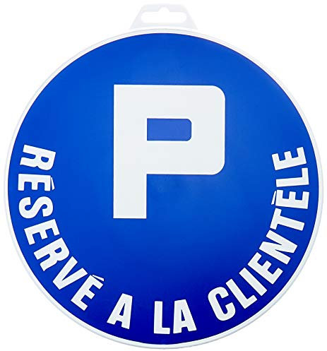 Panneau Parking réservé à la clientèle - Rigide Ø300mm - 4060453